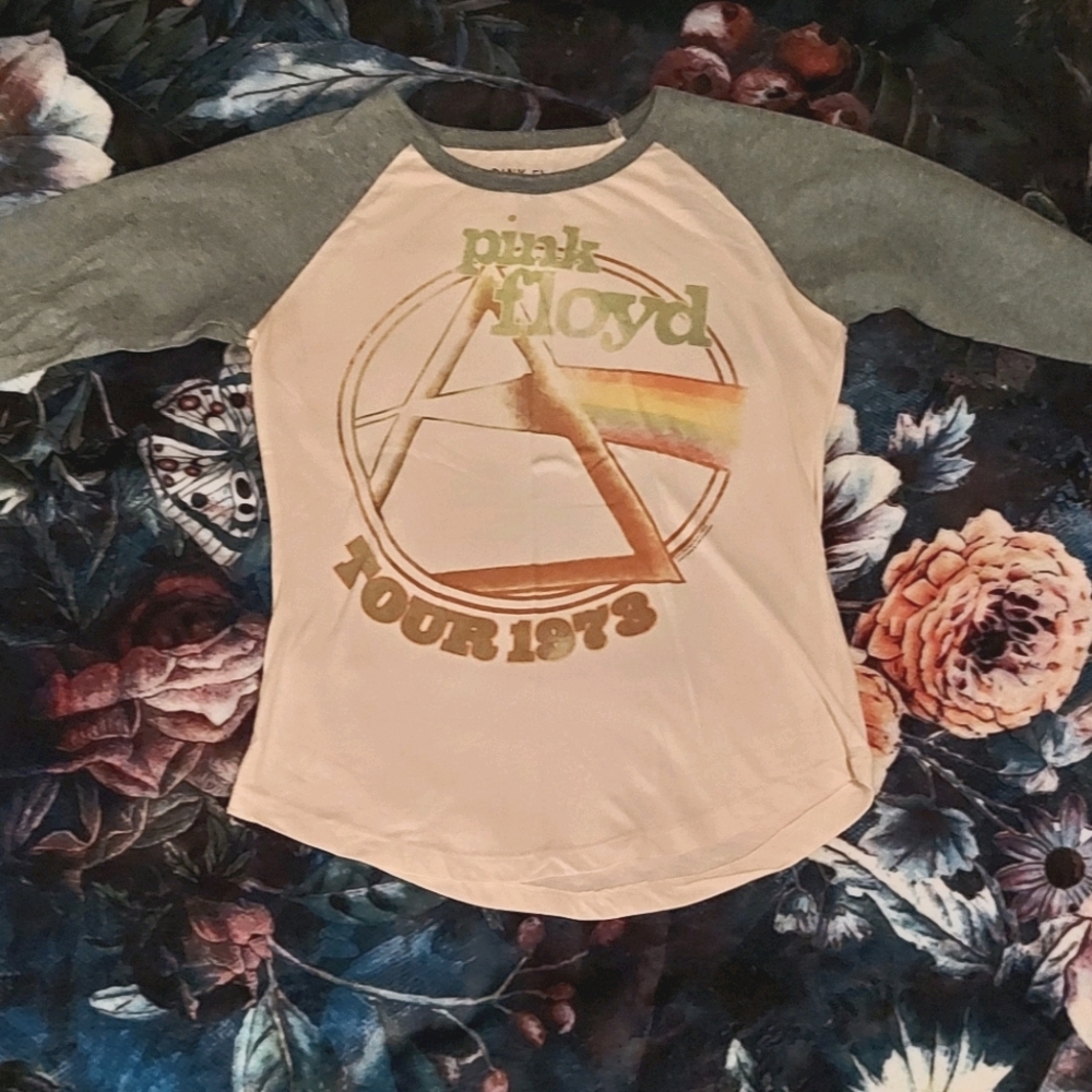 Vintage Inspired Pink Floyd Raglan/Baseball Shirt